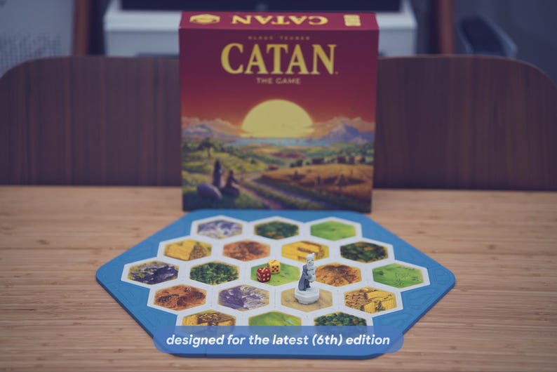 Catan Magnetic Tile Holders: Custom Colored Game Board, Snappy Upgrade Kit image 7