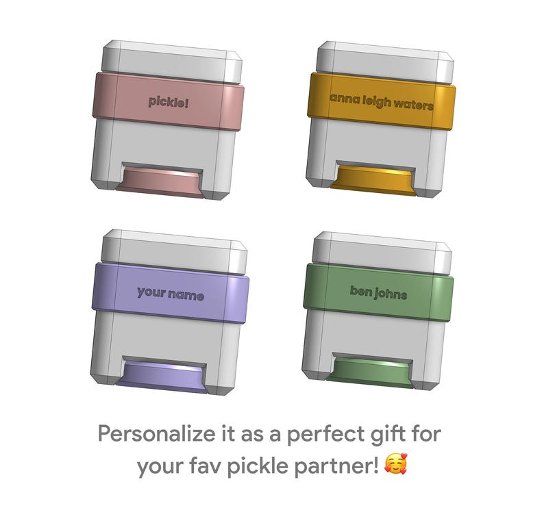 It's customizable too!  Send as a gift to your favorite pickleball player.