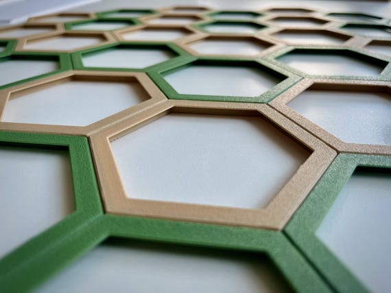Catan Magnetic Tile Holders: Custom Colored Game Board, Snappy Upgrade Kit