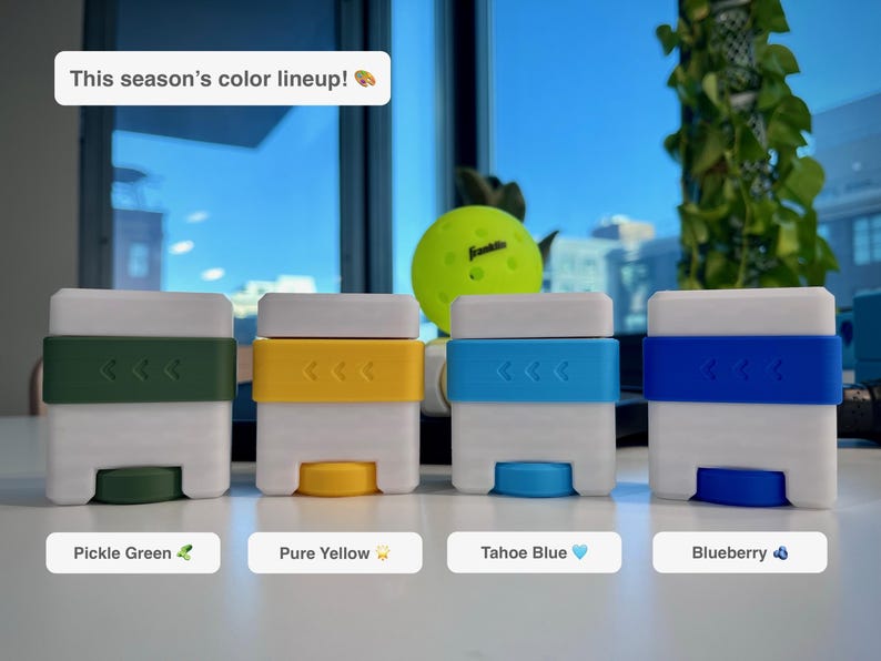 Choose your favorite color to personalize and customize a perfect gift for your pickleball partners and friends!