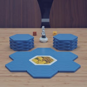 Magnetische zeshoekige tegels voor de zee - Bouw elk Catan-uitbreidingsspelbord: snelle en veilige upgrade