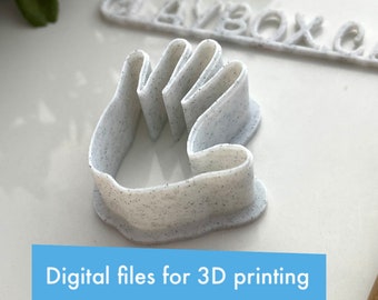 Handprint cutter set STL file