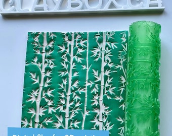 Bamboo Texture Roller / Digital STL File