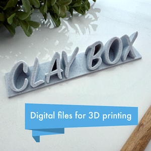Letras del alfabeto escritas a mano - Archivos STL digitales para impresión 3D