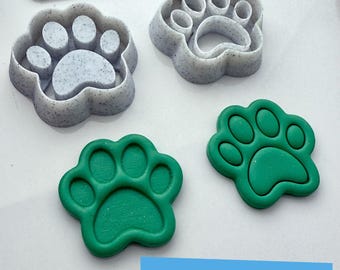 Paw print combined stamp/cutter - digital files for 3D printing