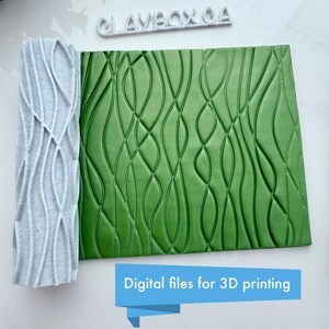 Spaghetti Texture Roller – Digital STL File for Polymer Clay