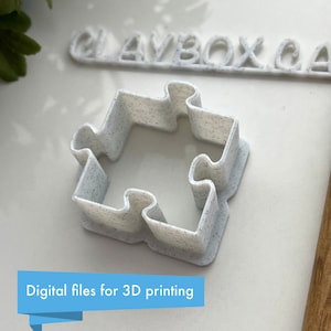Puzzle Piece Cutter Set - Digital STL Files for 3D Printing