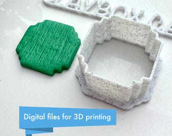 Aztec Polymer Clay Cutter Set - Sju storlekar - Digitala STL-filer för 3D-utskrift