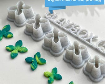 Set di formine per fiori di lillà / 9 misure / File digitali STL per la stampa 3D