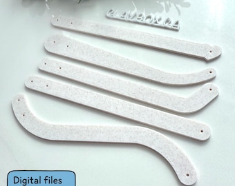 Earring Try-On Sticks – Digital STL Files for Jewelry Display & Photography