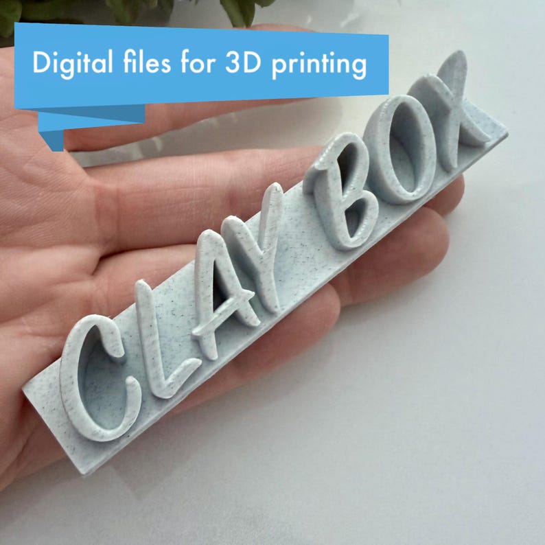 Handwritten Alphabet Display Letters - Digital STL Files for 3D ...