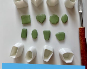 Stud Cutters Set 1 - Digital STL Files for Polymer Clay Earrings