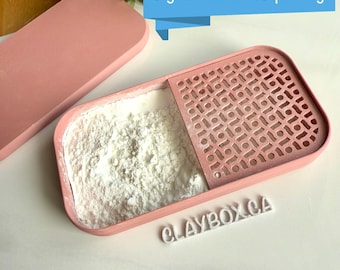 Polymer Clay Cornstarch Container: 3D Printing STL File