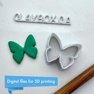 Butterfly Polymer Clay Cutter set - Digital STL Files
