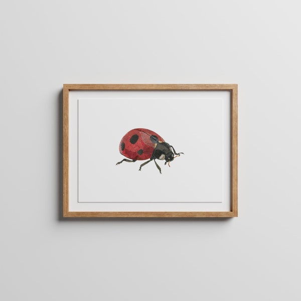 Ladybug Wall Art Etsy