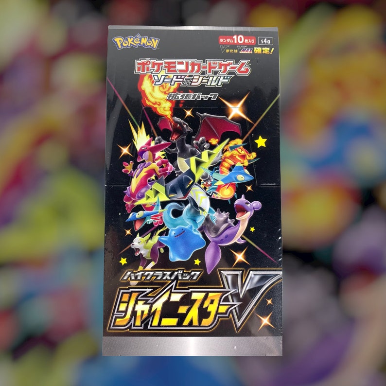 Japanese Pokemon Shiny Star V Sealed Booster Box Craibas Al Gov Br