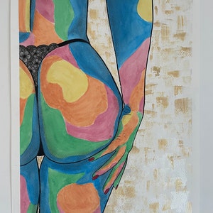 Mulher_6_pintura em aquarela_pintura original