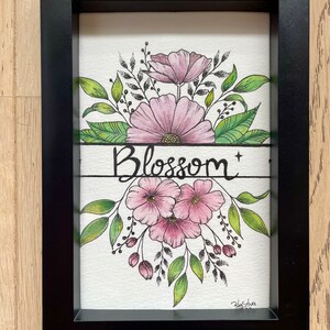 Desenhos florais_pintura em aquarela_linha fina_decoração