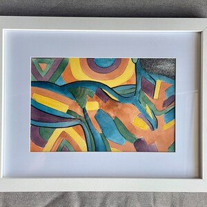 Tableaux peinture aquarelle homme