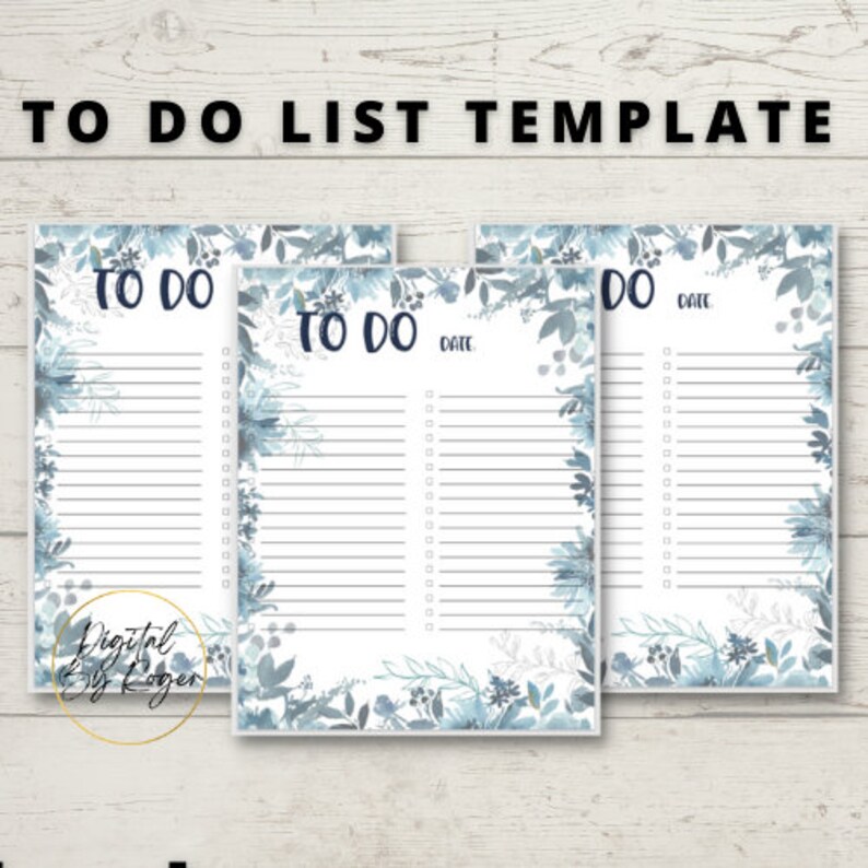 Quarterly Portrait Yearly Monthly Calendars included Digital Planner ...