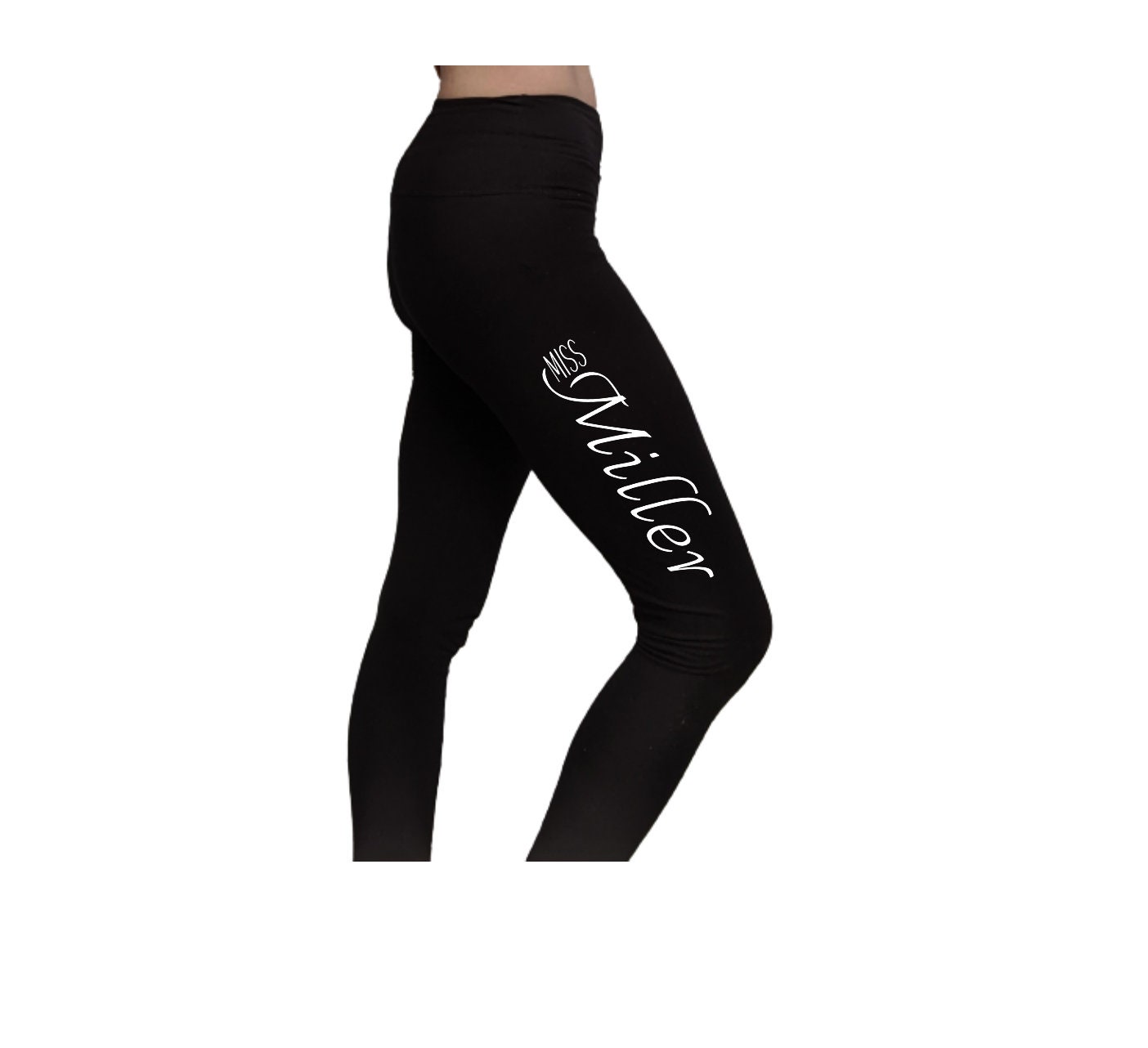 Personalized Name Leggings, Custom Text Leggings, Personalized Leggings  With Name, Personalized Leggings for Group or Team 