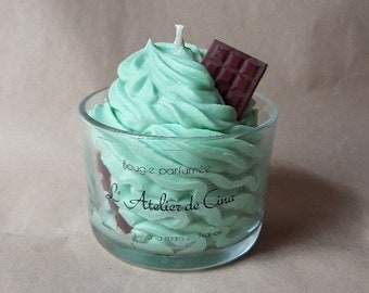 Chocolate mint candle - Etsy France