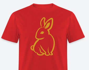 Rabbit Graphic Tee, Chinese New Year 2023, Lunar New Year Shirt