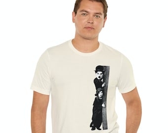 Vintage Style Charlie Chaplin T-Shirt: Silent Movie Comedy Tee