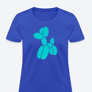 Balloon Dog Graphic Tee: Modern Art Shirt, Funny Party Gift