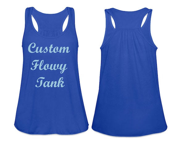 plus size flowy racerback tank
