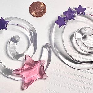 Handmade Resin Earrings with Real Dried Flowers, Botanical Statement Jewelry afbeelding 14