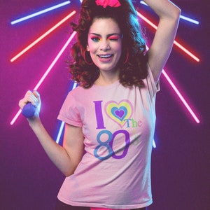 I Love 80s T-Shirt: Retro Graphic Tee, Unisex Crewneck