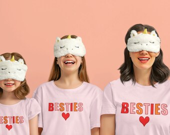 Camisetas a juego para mejores amigas, conjuntos de madre e hija, regalo de San Valentín