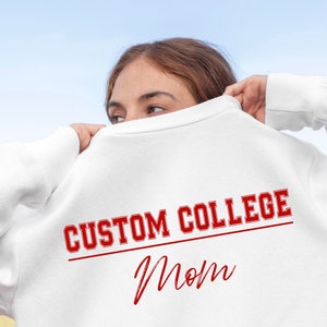 Custom University Sweatshirt,Proud mom,Proud dad,University Mom Hoodie,Daughter University Shirt,Gift For Mother,Father Gift,Christmas Gift
