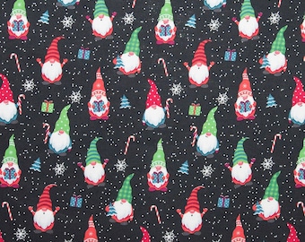 Christmas gnome scrub cap