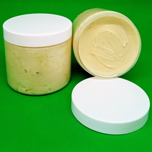 Shea butter whipped cream with avocado oil and neem oil