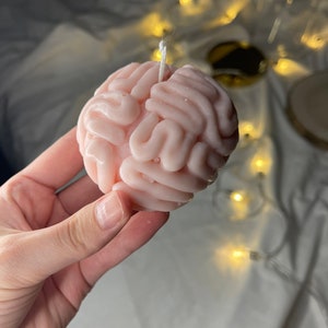 Brain Candle Decoration Fall Horror Halloween Scented Personalized