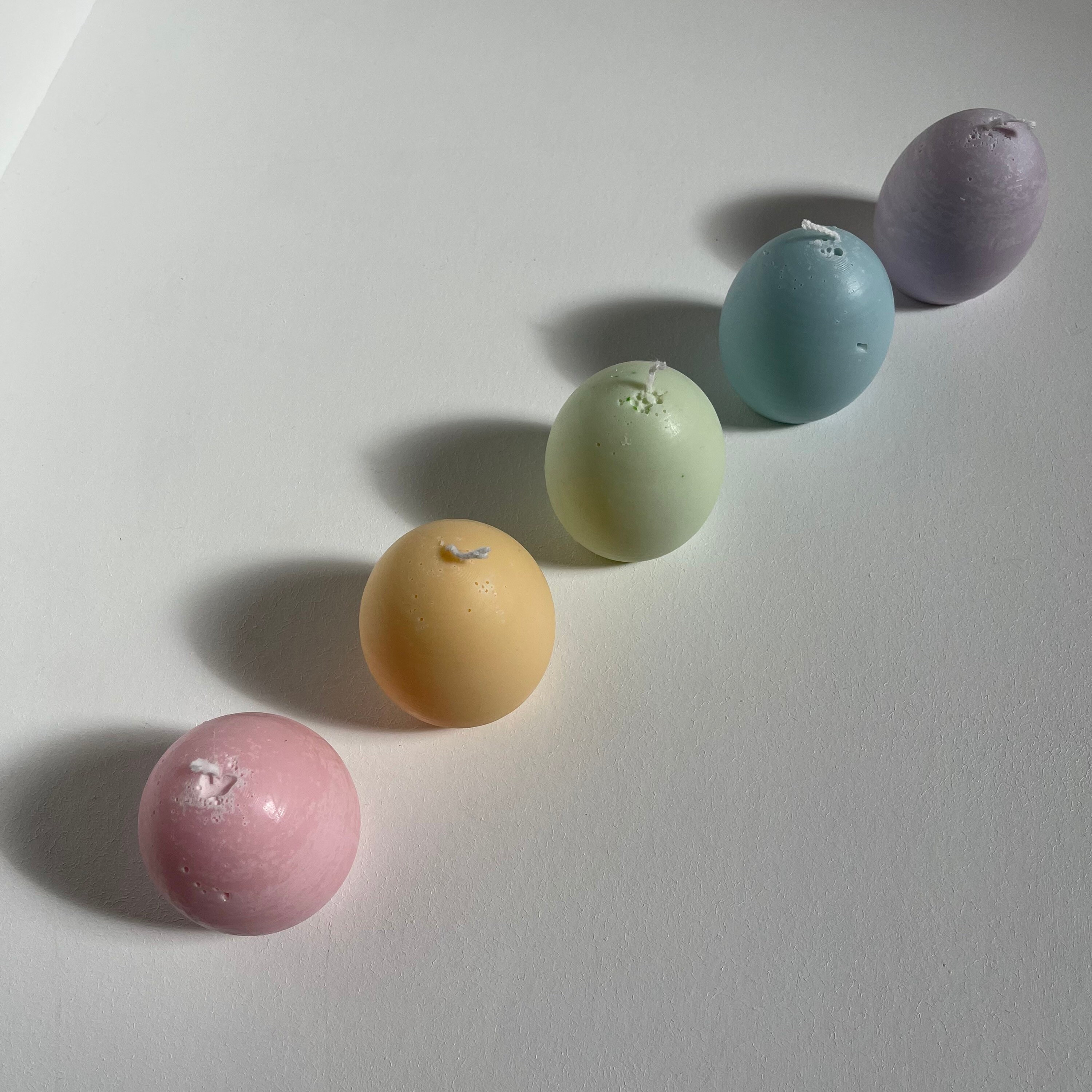 Bougie Oeuf de Pâques/Easter Candles Egg Candle Oeuf Bougie - Summer/Spring Collection Lot
