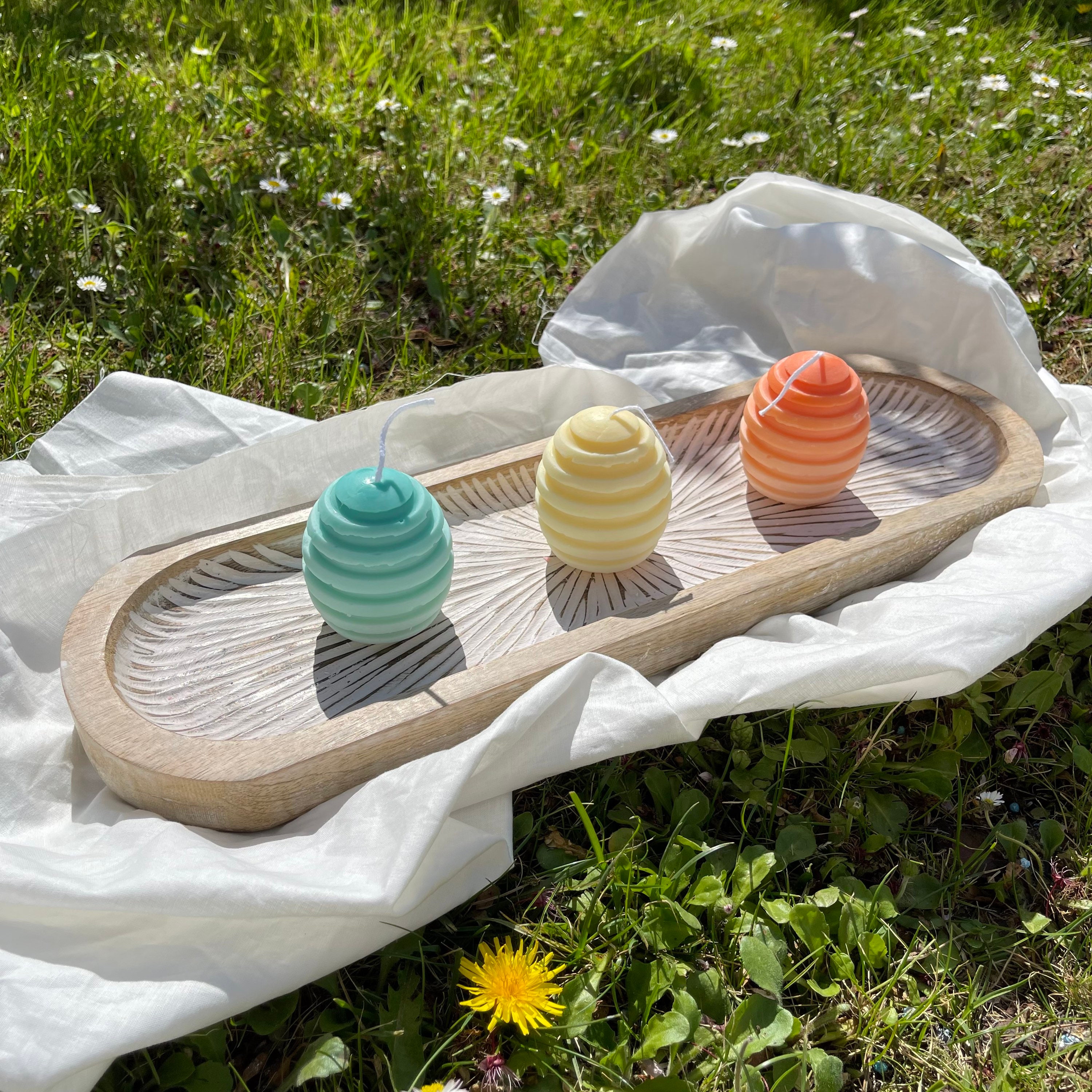 Bougie Oeuf de Pâques/Easter Candles Egg Candle Oeuf Bougie - Beach Collection Individuelle