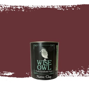 Native Clay - Red Chalk Synthesis Furniture Paint, Mineral Paint - Wise Owl Paint