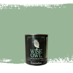 Tourmaline - Green Chalk Synthesis Furniture Paint, Mineral Paint - Wise Owl Paint