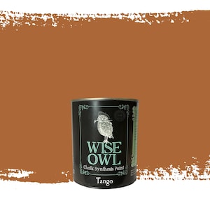 Tango - Orange Chalk Synthesis Furniture Paint, Mineral Paint - Wise Owl Paint
