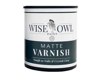 Matte Varnish - Wise Owl Paint - Crystal Clear Sealer