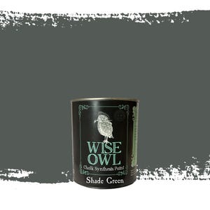 Shade Green - Chalk Synthesis Furniture Paint, Mineral Paint - Wise Owl Paint