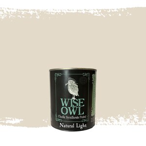 Natural Light - Beige Chalk Synthesis Furniture Paint, Mineral Paint - Wise Owl Paint