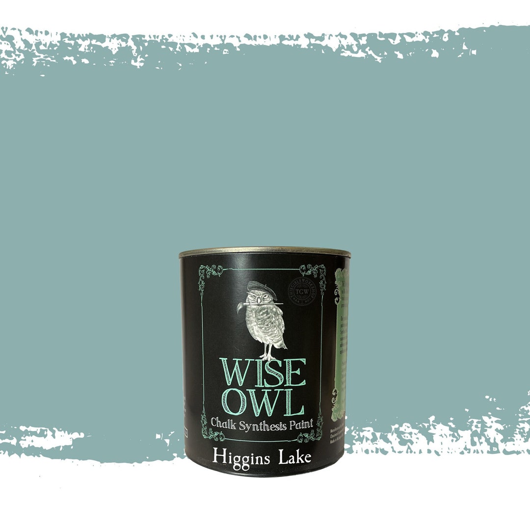 Higgins Lake Blue Chalk Synthesis Furniture Paint, Mineral Paint Wise
