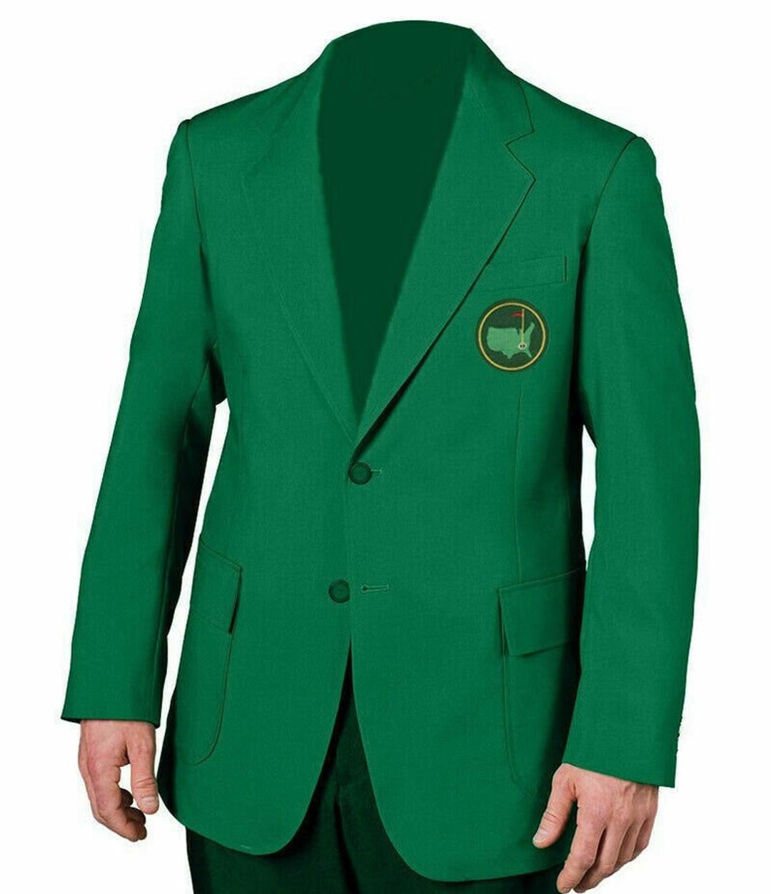 Mens Masters Green Jacket Golf Tournament Green Blazer Coat Jacket