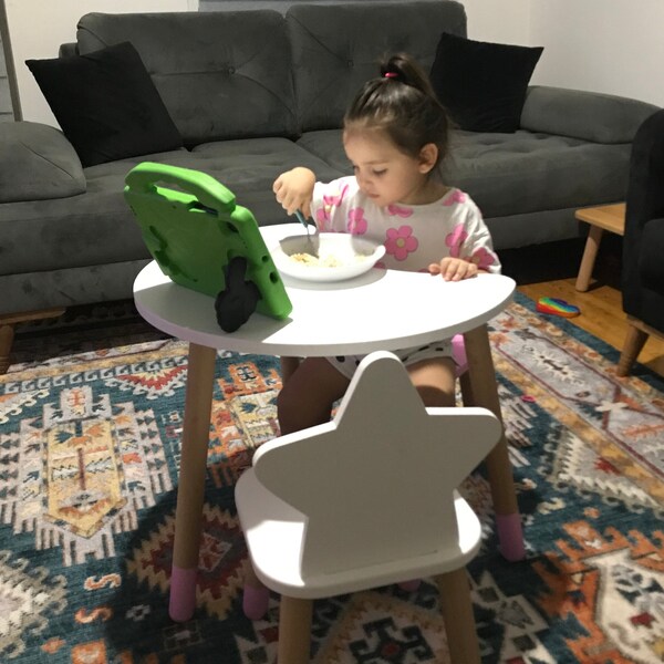 Kids Table and Chairs Etsy