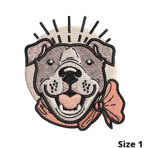 Bulldog Embroidery Design, Bulldog Machine Embroidery Pattern, Pet Animal Embroidery, Dog Applique, Dog PES,EMB,DST, Instant Download