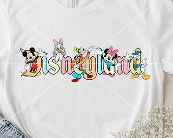 Mickey y sus amigos sublimación PNG, viaje familiar PNG clipart, ratón PNG, diseño de camiseta de ratón PNG, Cricut, descarga instantánea, archivo de corte de vinilo